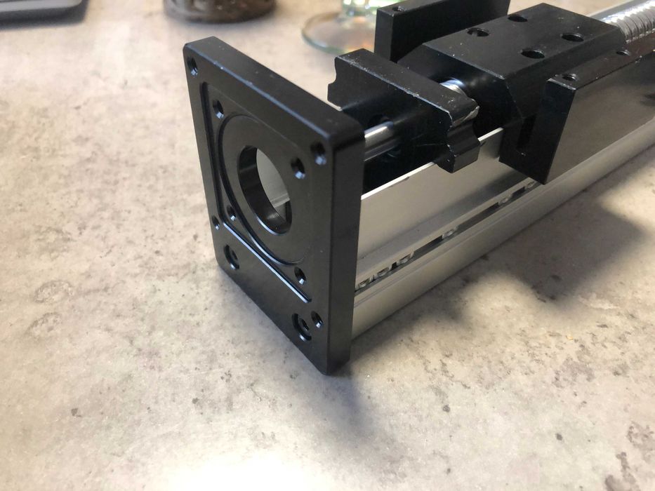 cnc  prowadnica liniowa z silnikiem