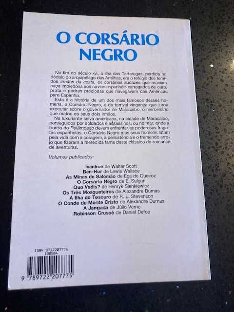 O Corsário Negro de Emílio Salgari