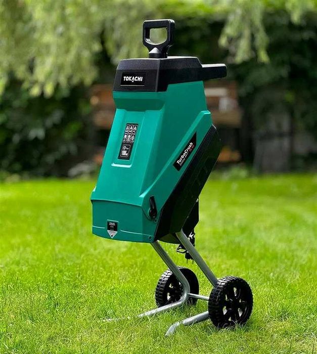 Садовий подрібнювач гілок Tokachi 3500 Вт електричний. Шредер. Мульчер. Садовый измельчитель веток
