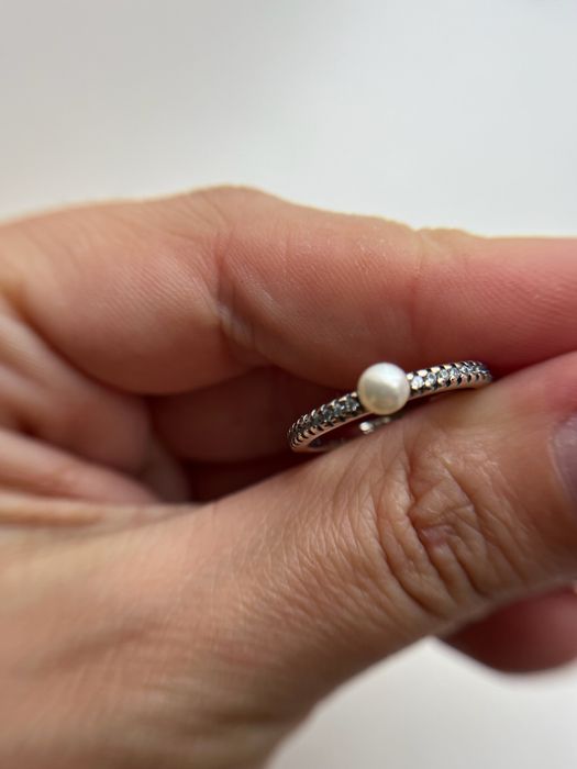 Каблучка Пандора Pandora з перлиною Русалонька