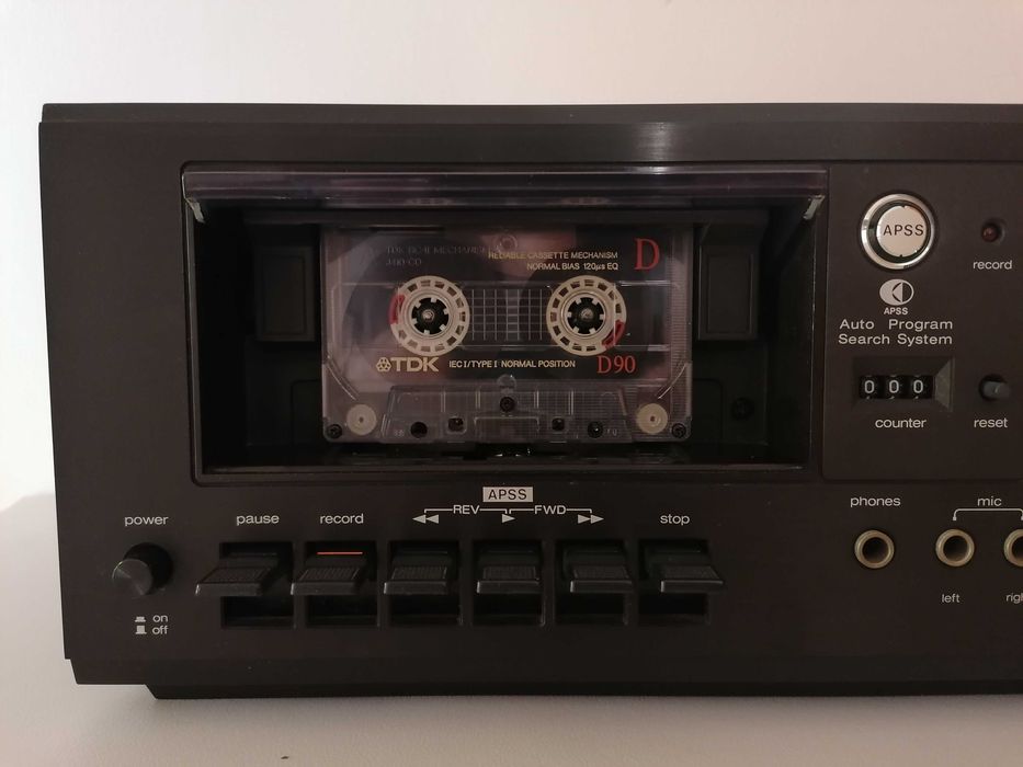 SHARP RT-1122 Deck Japoński Magnetofon Kasetowy Vintage 1978 Piękny