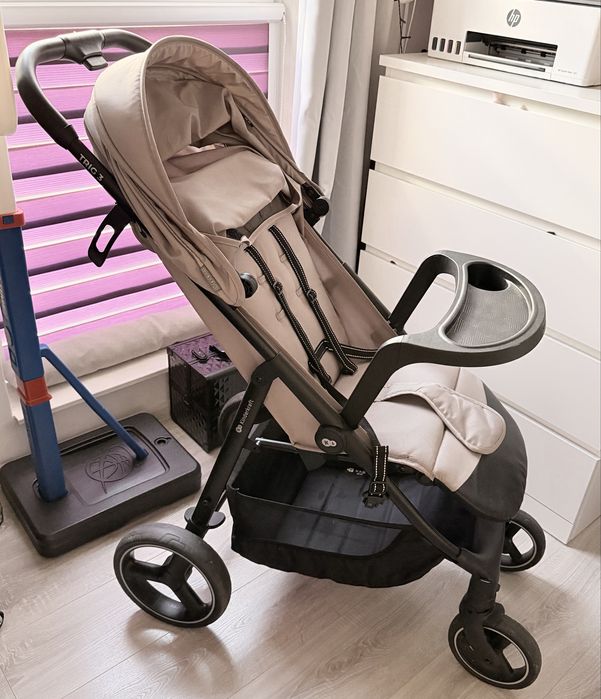 Wózek Spacerowy 22kg Składany Lekki Duże Koła Spacerówka Kinderkraft TRIG 3