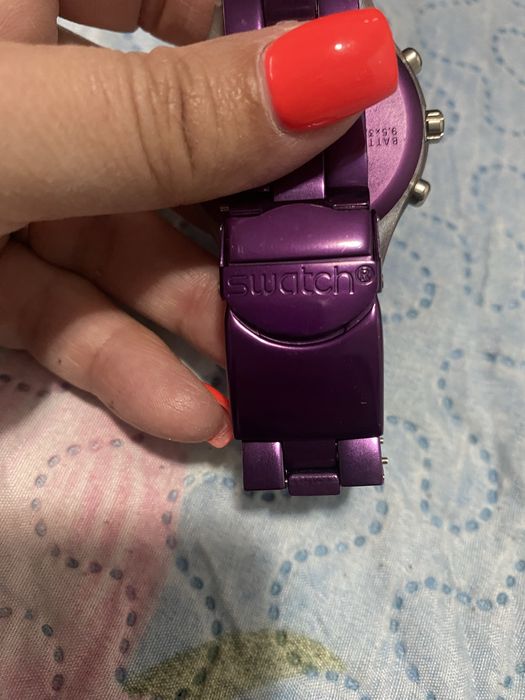 Relogio lilas da swatch