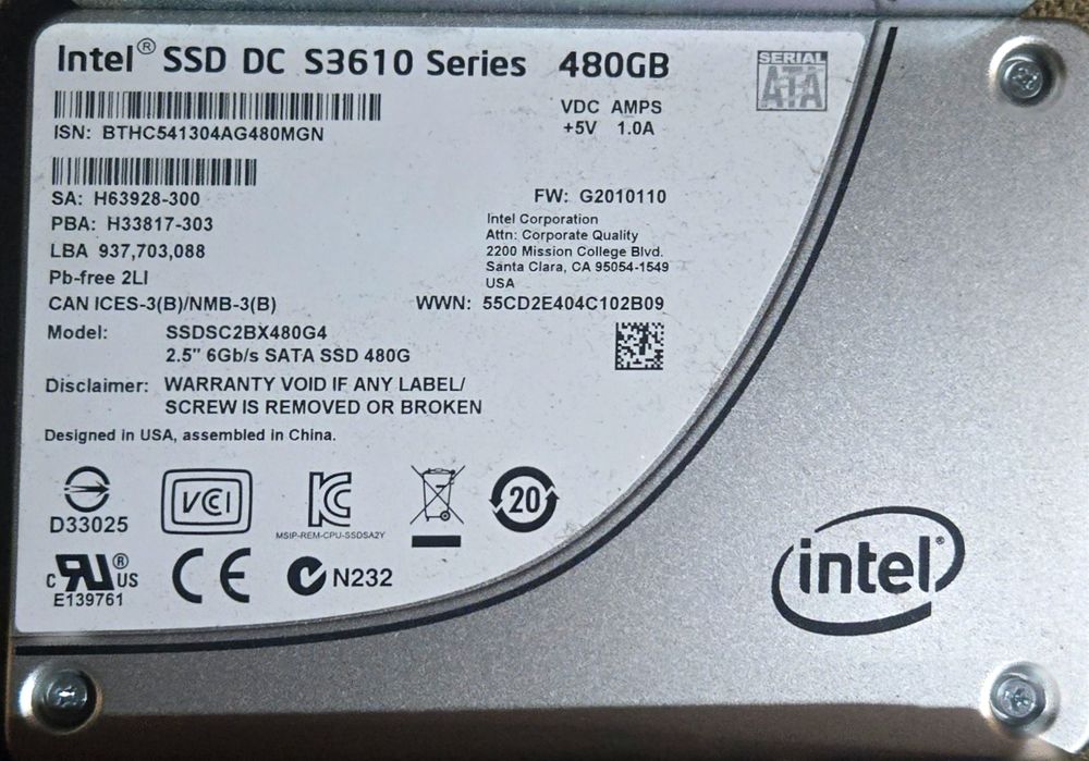 intel s3610 - купить комплектующие для ПК - Цена на OLX.ua