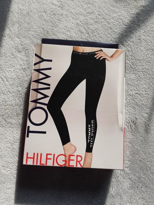 Leginsy damskie Tommy Hilfiger Czarne rozmiar L