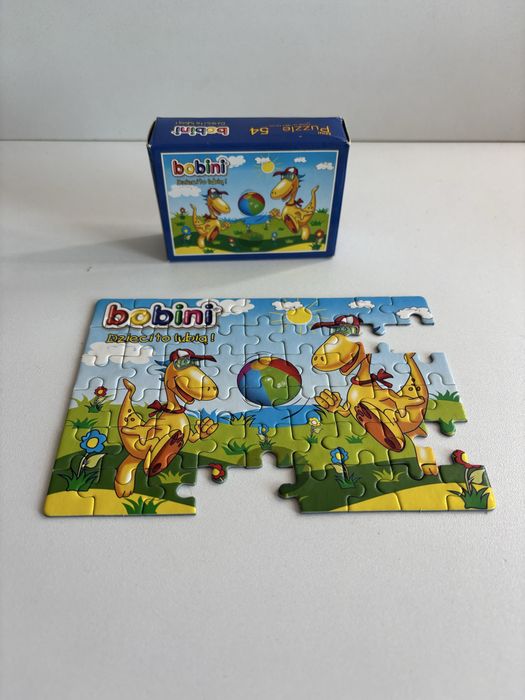 Mini puzzle Bobini dinozaury dla dziecka