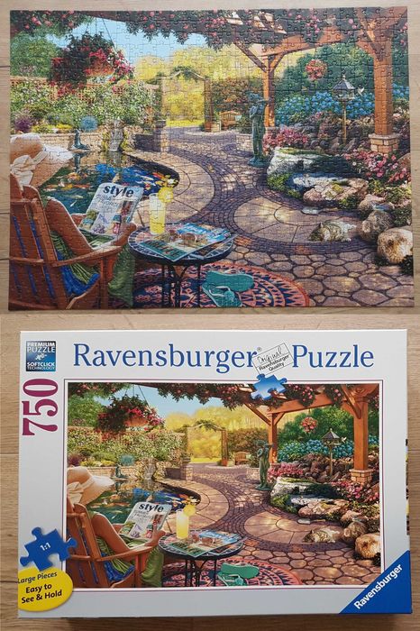 Puzzle Ravensburger 750 elementów (169412) Cozy Backyard Bliss