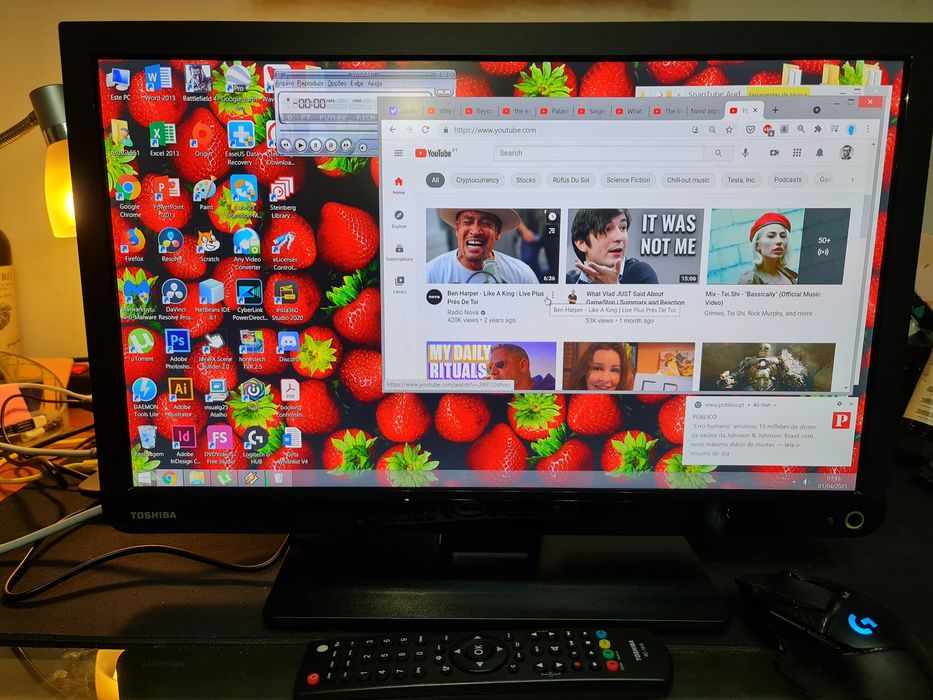 TV / Monitor TOSHIBA 22 polegadas