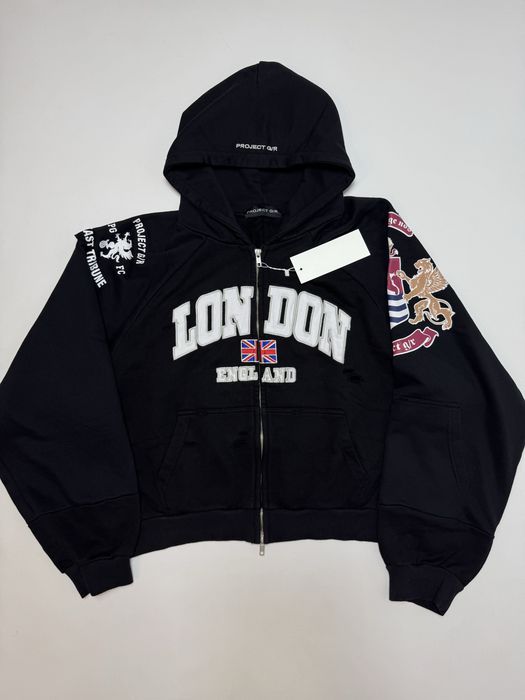 Зіп худі Grailz Project G/R S M L ERD Oversized Rick Zip up hoodie