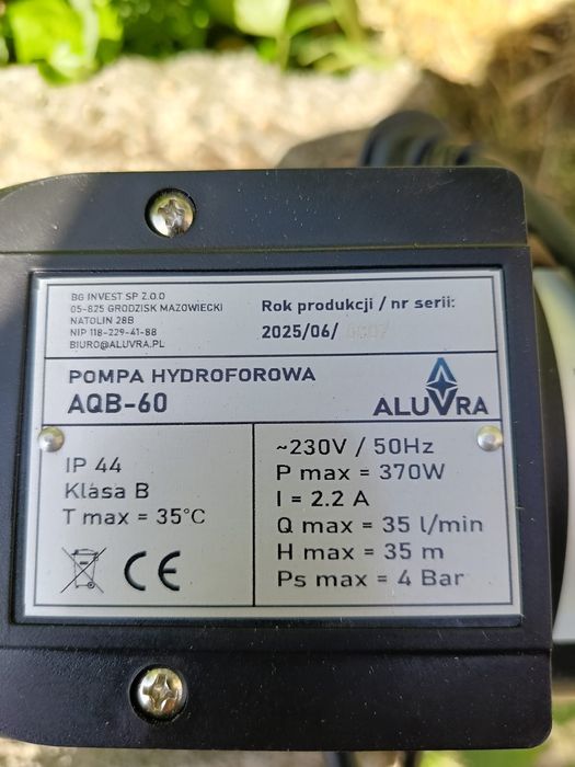 Hydrofor 370 W 1 wirnikowy