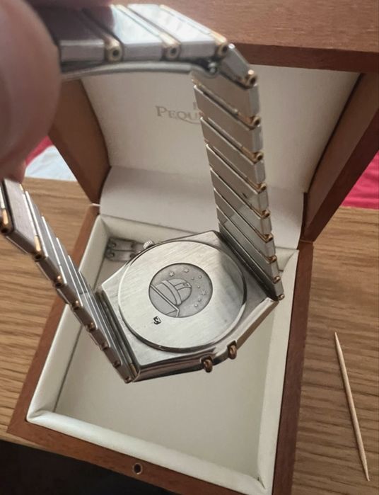 Omega Constellation steel / gold quartz