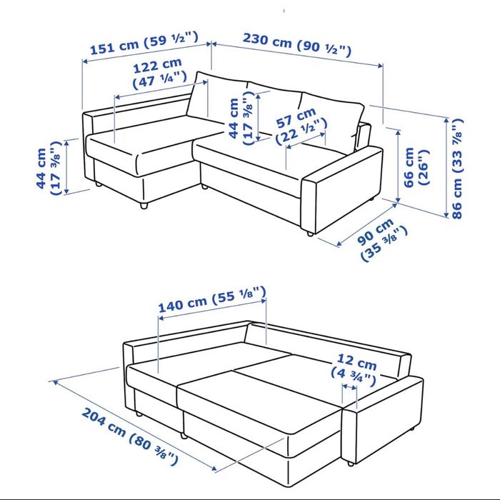 Narożnik Ikea Friheten