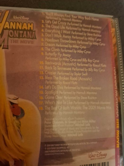 Vendo cd da hannah montana