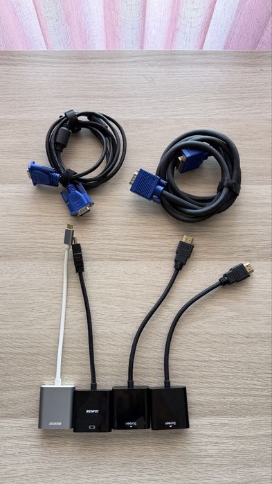Bundle Informática HP + Monitor + Cabos e Adaptadores