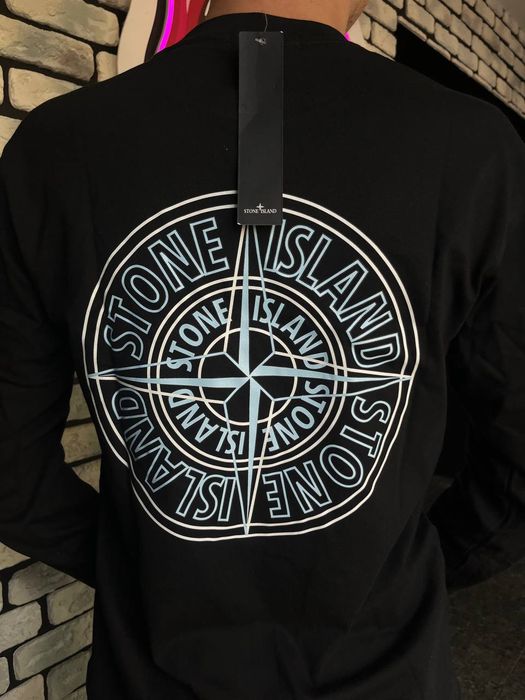 Лонгслив стон айленд / лонгслив stone island / світшот стон айленд