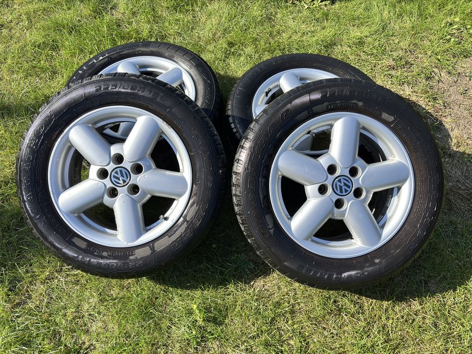 VW T4 BBS „Miśki” 16” 7J ET49 + dekielki + opony