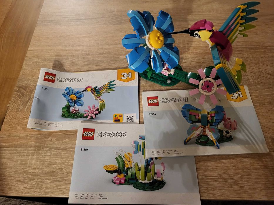 Klocki Lego Creator 31384 Koliber, motyl, ryba 3w1