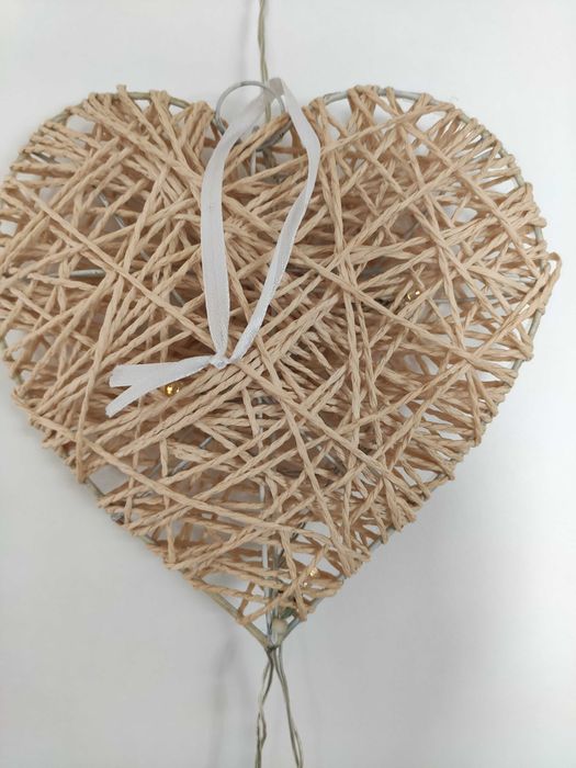 Corações com luz decoração