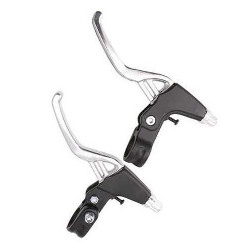 Гальмівні ручки для велосипеда, ручки гальма алюмінієві (сріблястий)