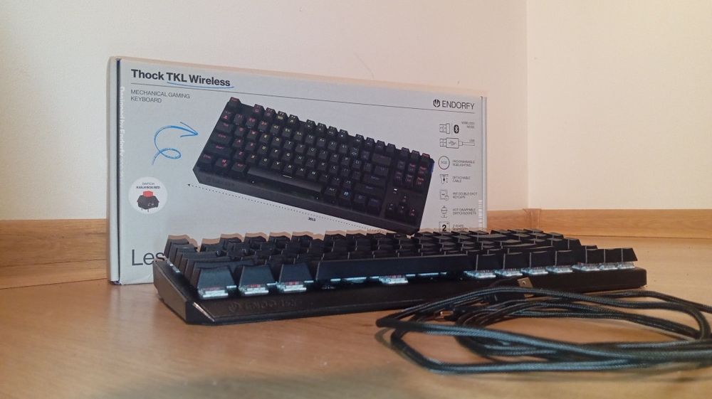 Klawiatura Gamingowa Endorfy Thock TKL Wireless Red