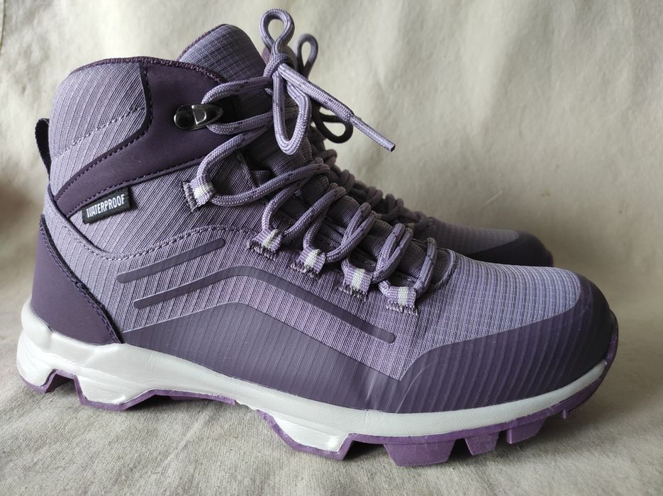 Buty trekkingowe damskie wodoodporne nr 38 odblaski