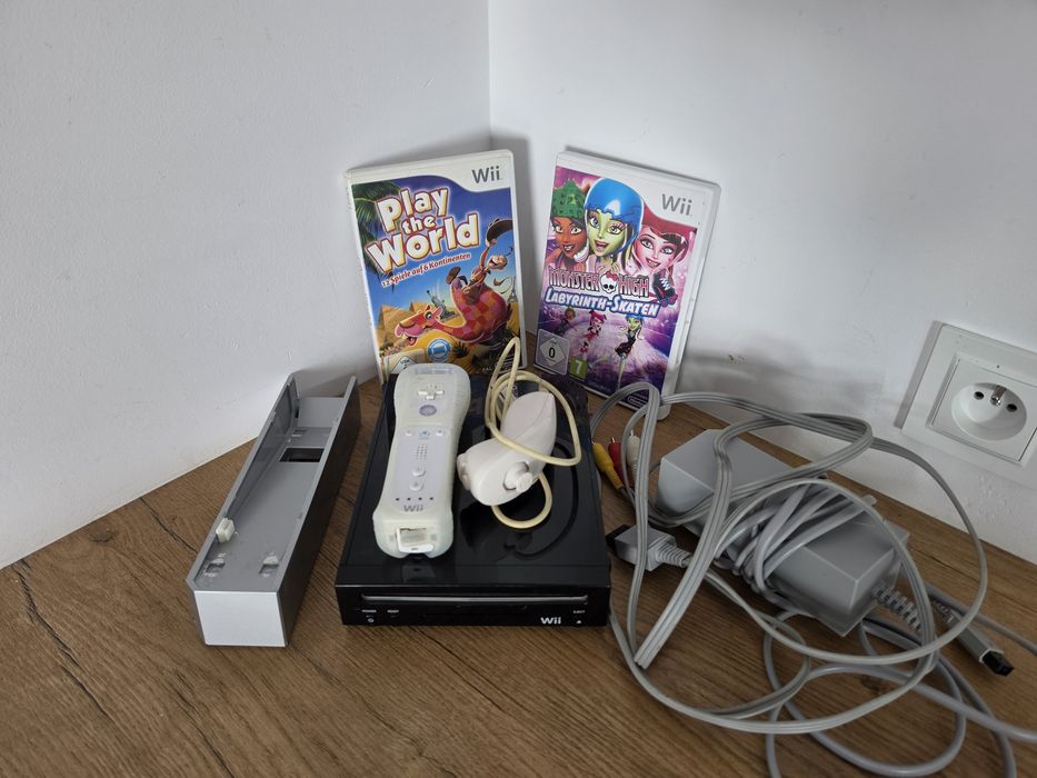 Wii konsola Nintendo wii czarna plus gry