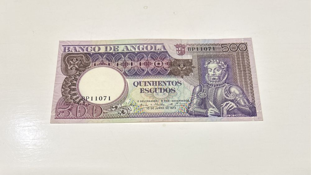 Notas antigas - BANCO DE ANGOLA