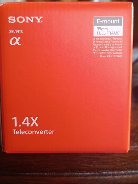 Sony telekonwenter 1,4X SEL14TC nowy gwarancja okazja dowóz gratis