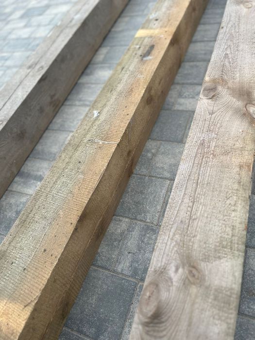 Belki konstrukcyjne 16x16x295 cm – 4 sztuki, drewno lite