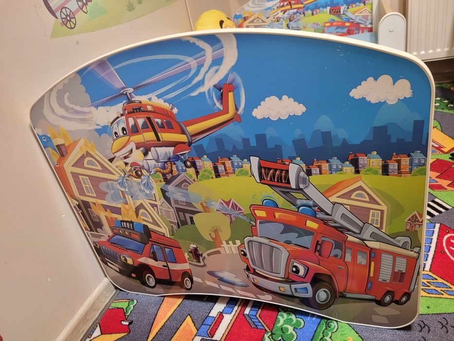 Łóżko dziecięce 140x70 szuflada materac dąb sonoma.