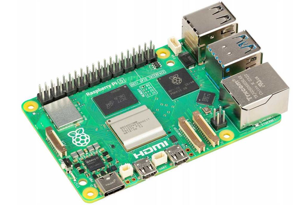 Raspberry Pi 5 8GB RAM + Obudowa + Zasilacz + karta microSD SanDisk Ultra 128GB