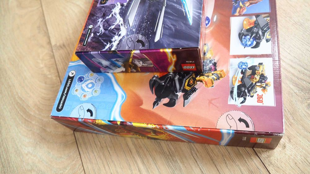 NOWY Zestaw 2 szt,LEGO Ninjago Lawowy smok 71793 i 71816 motocykl
