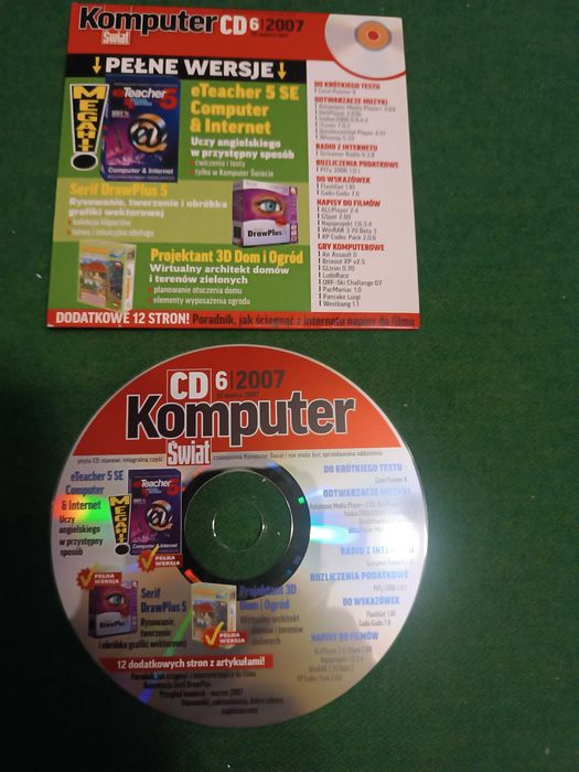 *Komputer Świat - Projektant 3D Dom i Ogród / eTeacher 5SE Computer & Internet / Serif DrawPlus 5