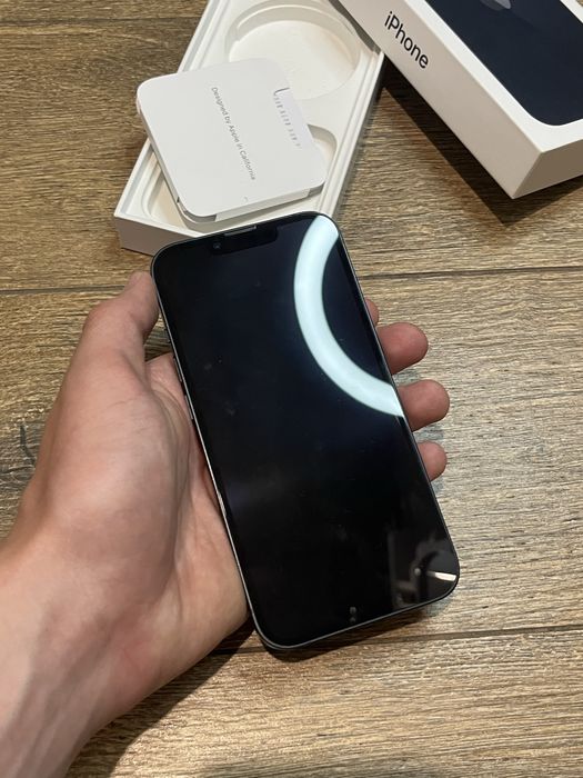 iPhone 13 128GB Midnight / Stan BDB / Pudełko / Etui