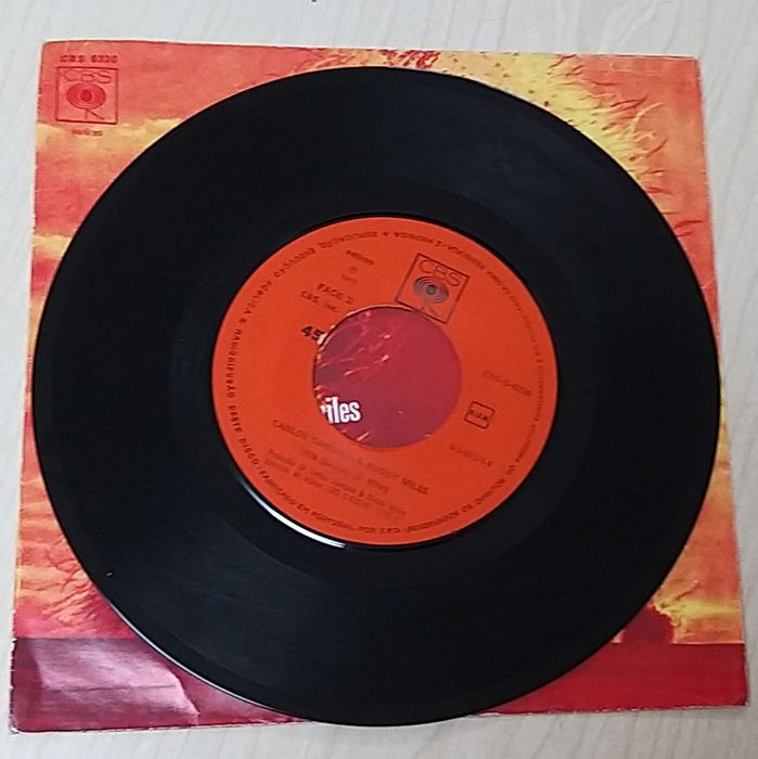 Vinil 45' Carlos Santana & Buddy Miles.