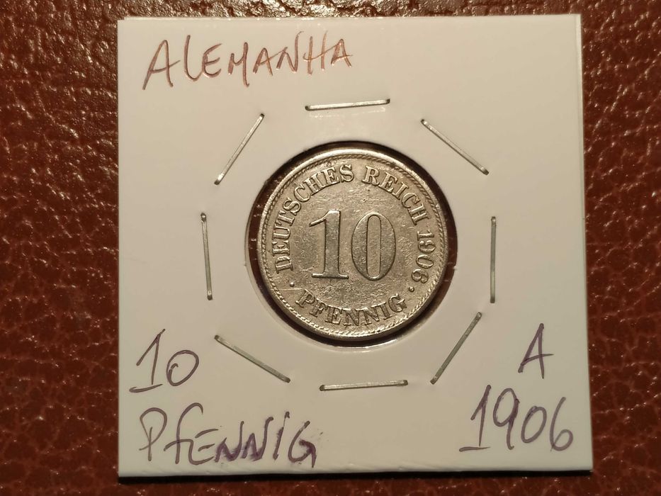German Empire - 1906 A 10 Pfennig Coin