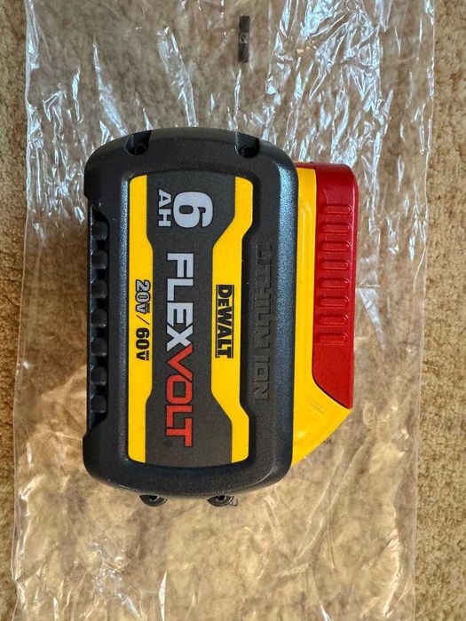 2025 Нова оригінальна батарея DeWALT DCB606 FLEXVOLT 20/60V 6Ah