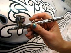 Аэрограф для авто, аерограф пневматичний, краскопульт мини, фарбопульт