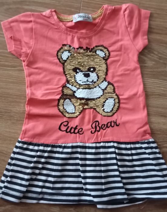 Sukienka na krótki rękaw