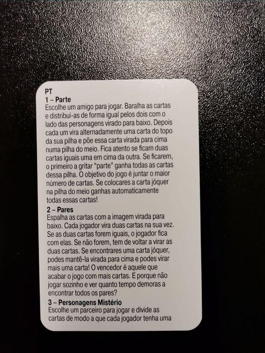Jogos Variados - Cartas e garrafa