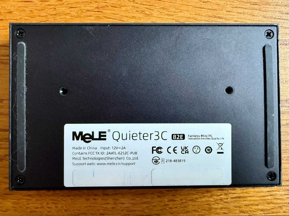 Miniaturowy komputer MeLE Quieter3C N5105 8 GB / 256 GB