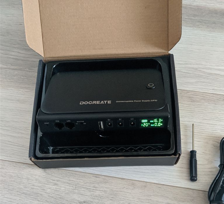 ДБЖ для роутера  36 W UPS 1036L безперебійник  живлення