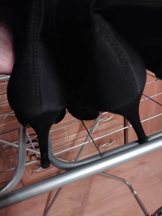 Kozaki damskie - Muszkieterki na szpilce.