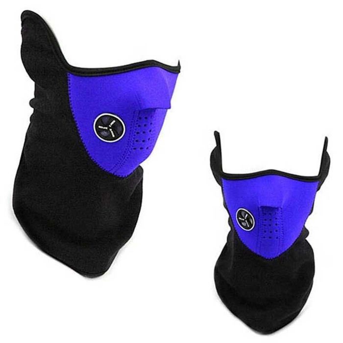 Máscara Balaclava Meia Face Inverno Corta-Vento Respirável