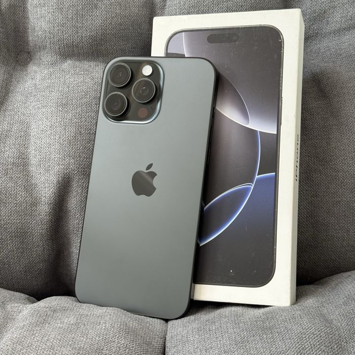 Apple iphone 16 Pro Black Titan 256 гб