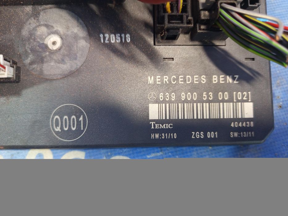 Блок комфорту Mercedes Vito W639 Блок комфорта Mercedes Vito W639