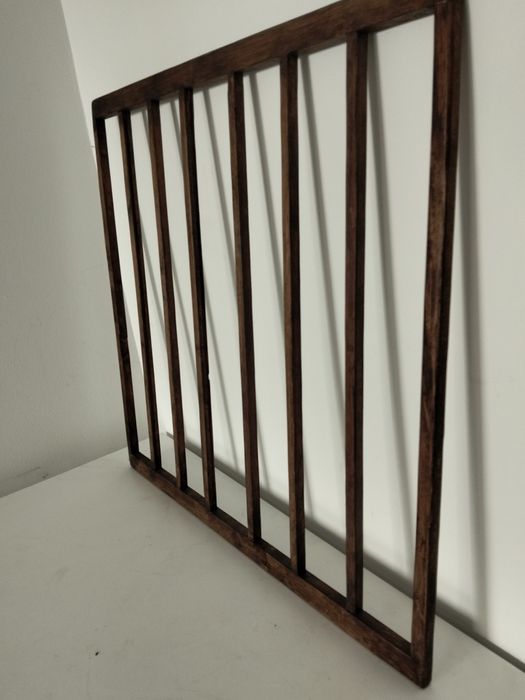 Cancela em madeira de pinho