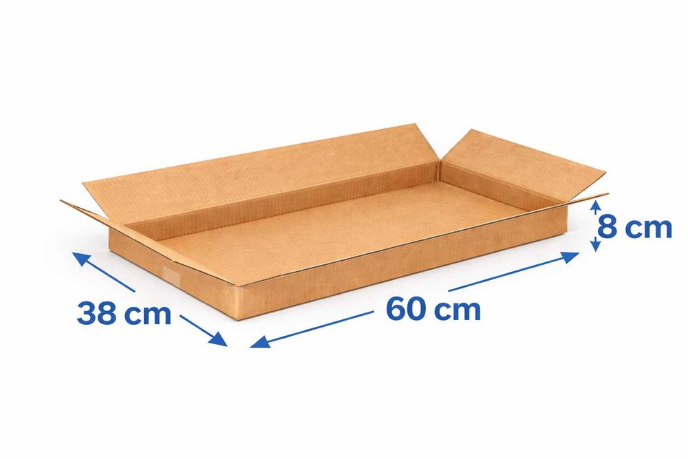 Karton klapowy 600x380x80mm Orlen Paczka gab. S 480g/m2 3W 10 szt.