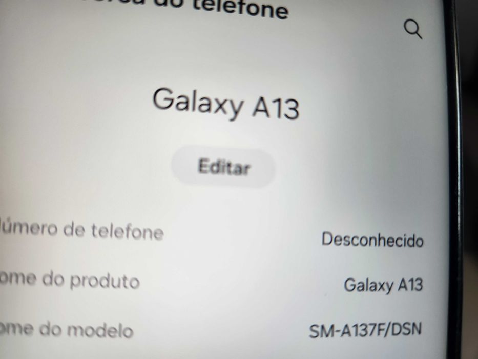 Samsung galaxy A13 bom estado