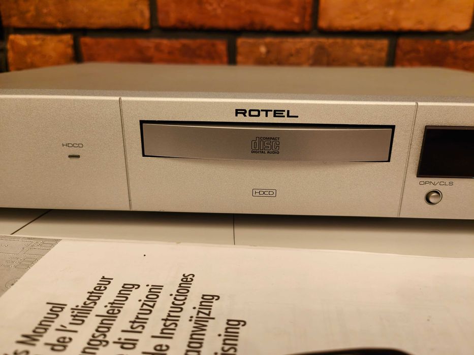 ROTEL RCD-02 ! Znakomity odtwarzacz Cd ! Pilot Instrukcja